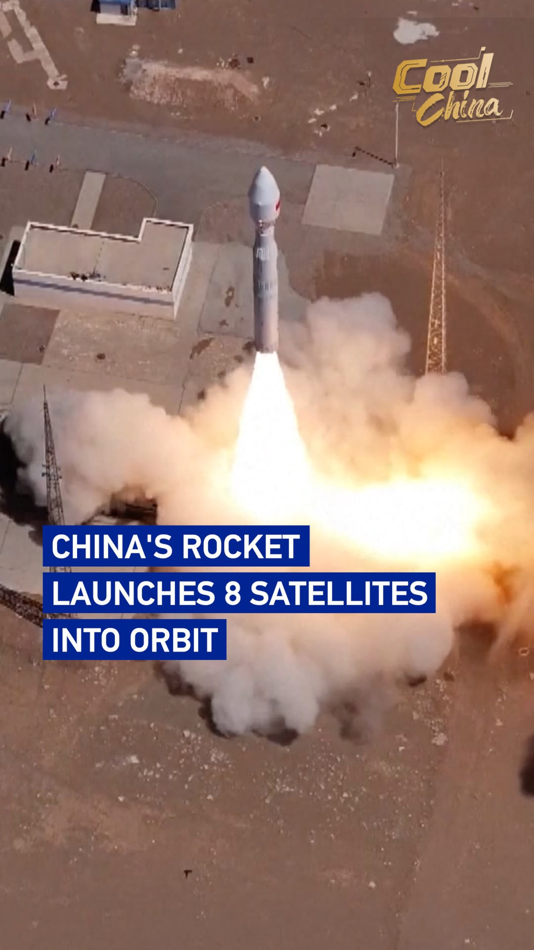 China's rocket launches 8 satellites into orbit