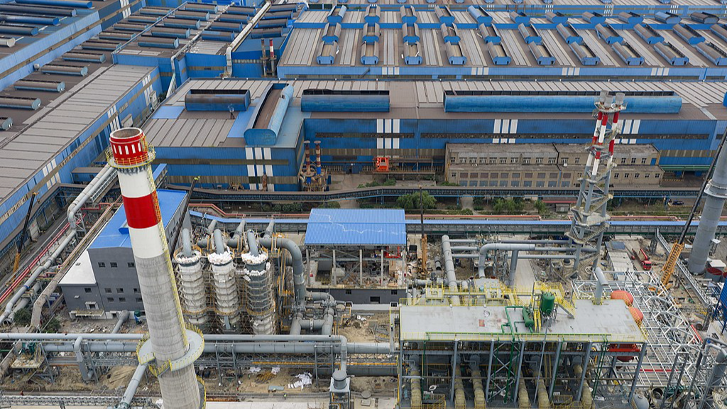 A blast furnace project in Huai'an, Jiangsu Province, east China, June 12, 2026. /VCG