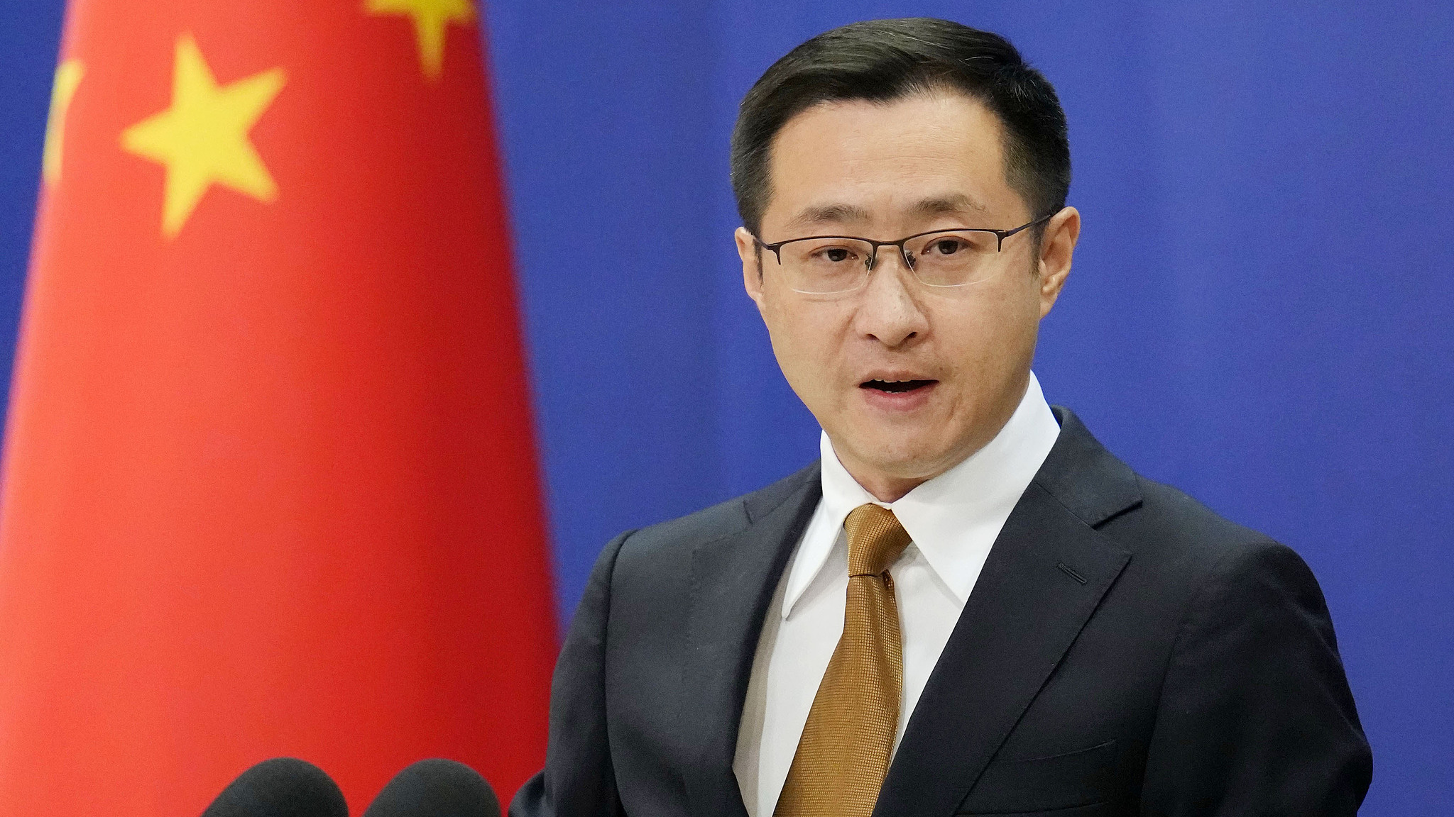 A file photo of Chinese Foreign Ministry spokesperson Lin Jian. /VCG