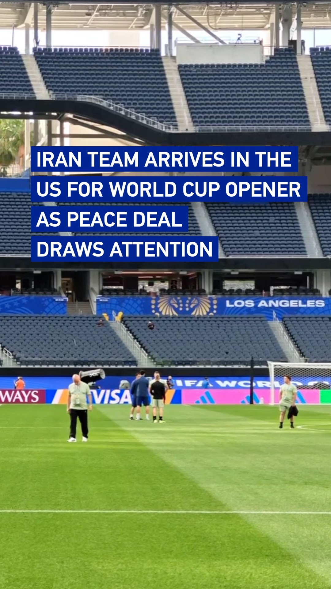 Iran team arrives in the US for World Cup opener 