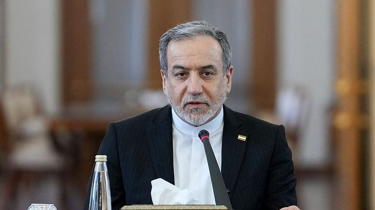 Iranian Foreign Minister Abbas Araghchi speaks about the memorandum of understanding (MoU) reached with the United States and regional developments at a meeting with ambassadors and diplomatic representatives in Tehran, Iran, June 16, 2026. /VCG