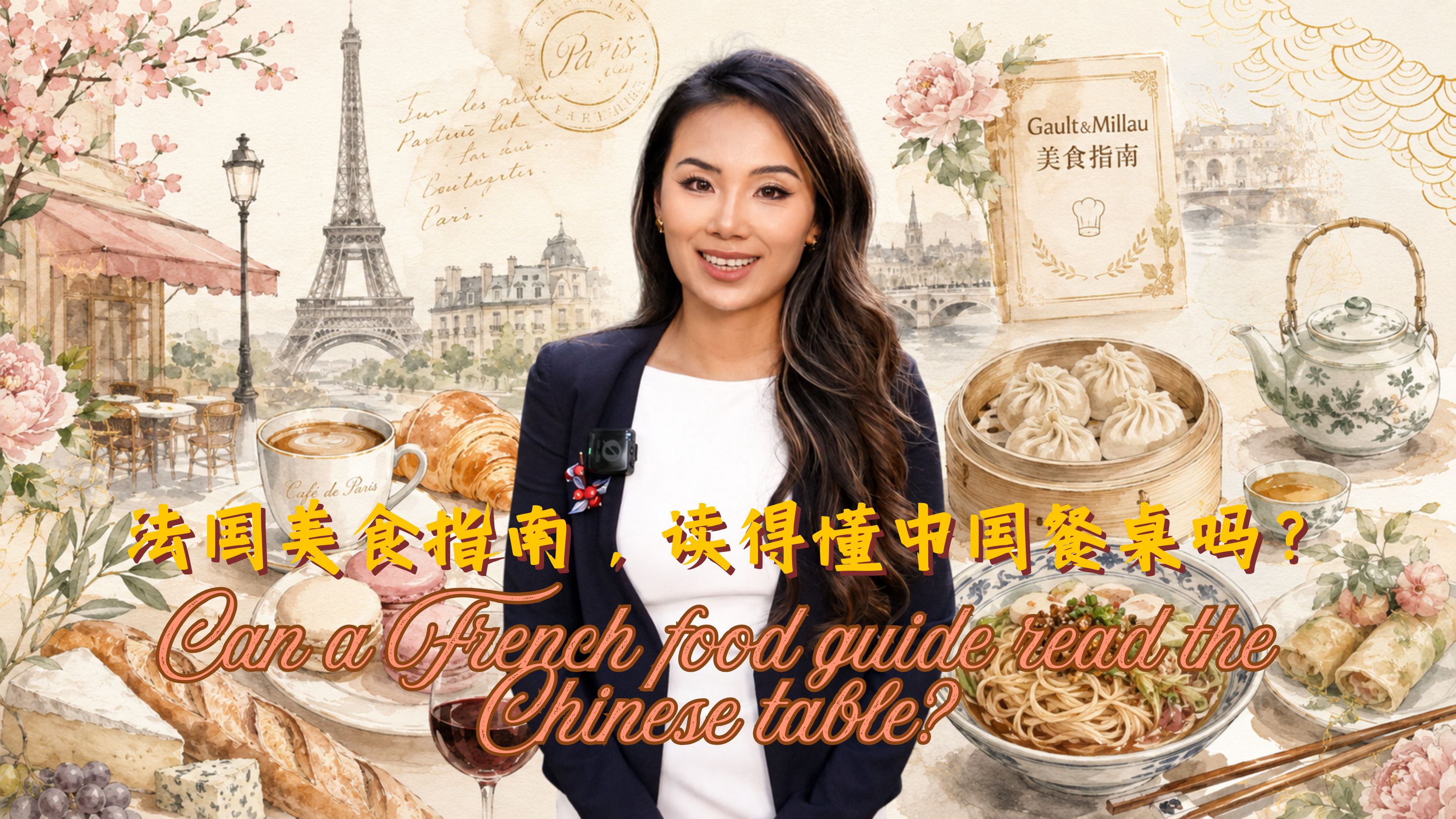 Can a French food guide read the Chinese table?