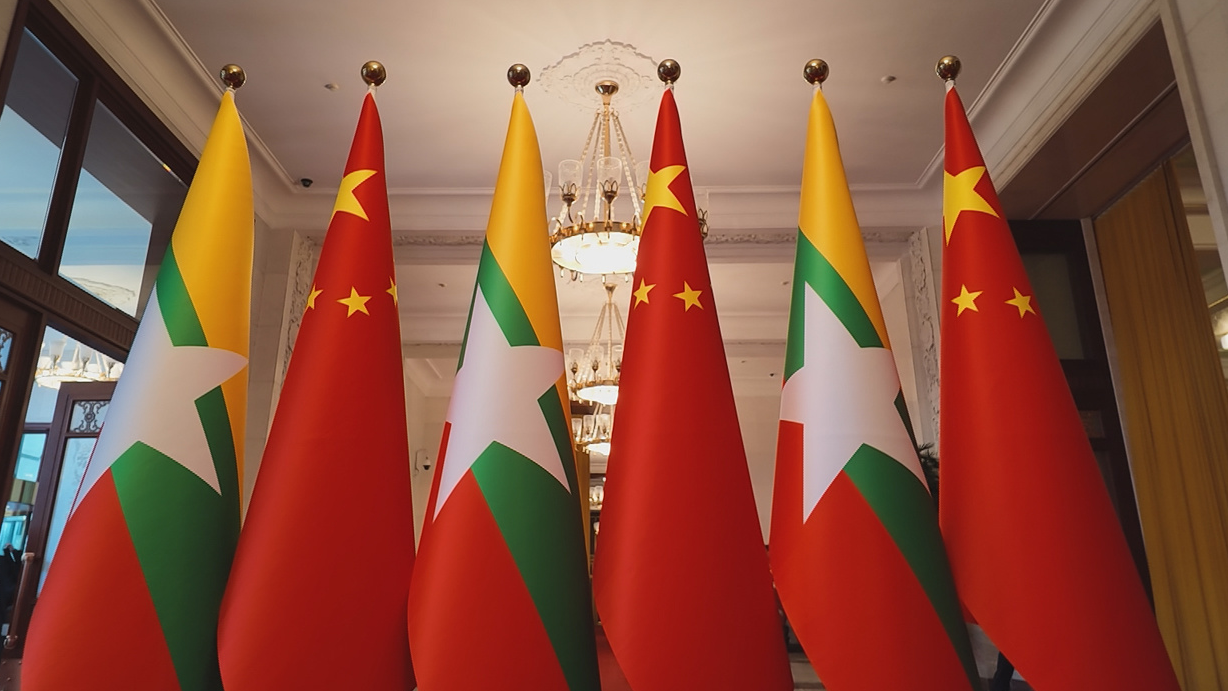 Chinese president holds welcome ceremony for Myanmar counterpart