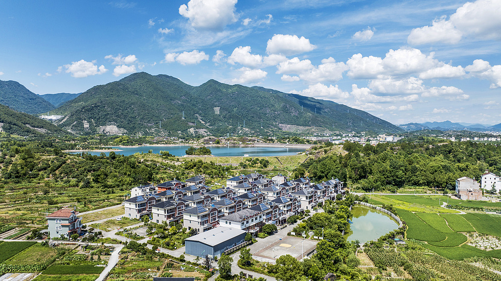A file photo of Xianju County, one of the examples of Zhejiang's 