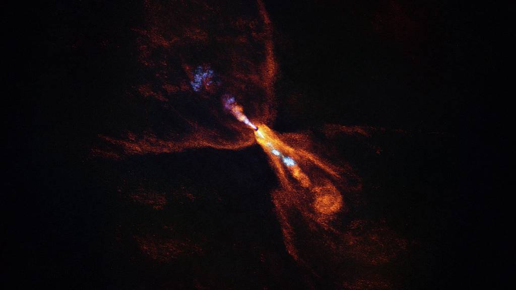 HOPS-315, a baby star where astronomers have observed evidence for the earliest stages of planet formation. /VCG