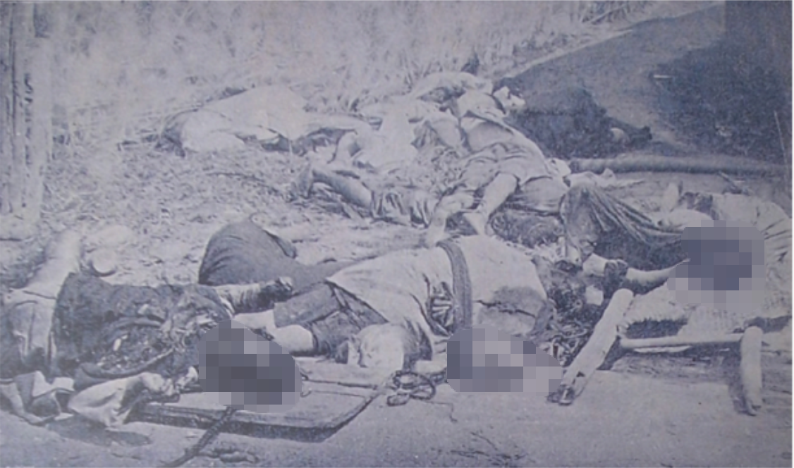Condition of Black Flag soldiers killed at Yanshui Port/ Taiwan Library collection