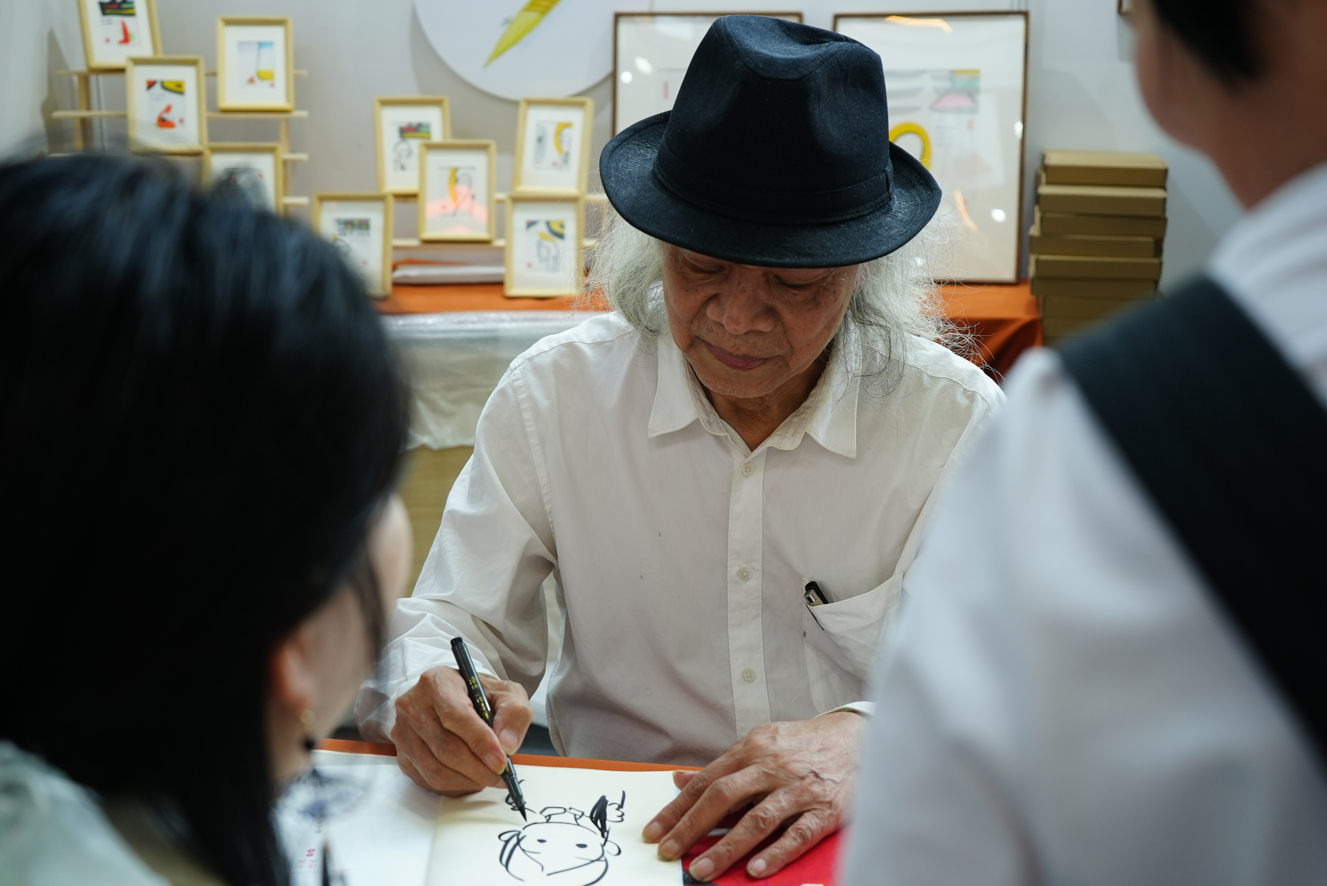 Comic artist Tsai Chih-chung at CICAF, Hangzhou, June 17, 2026. Chen Hongyu/CGTN