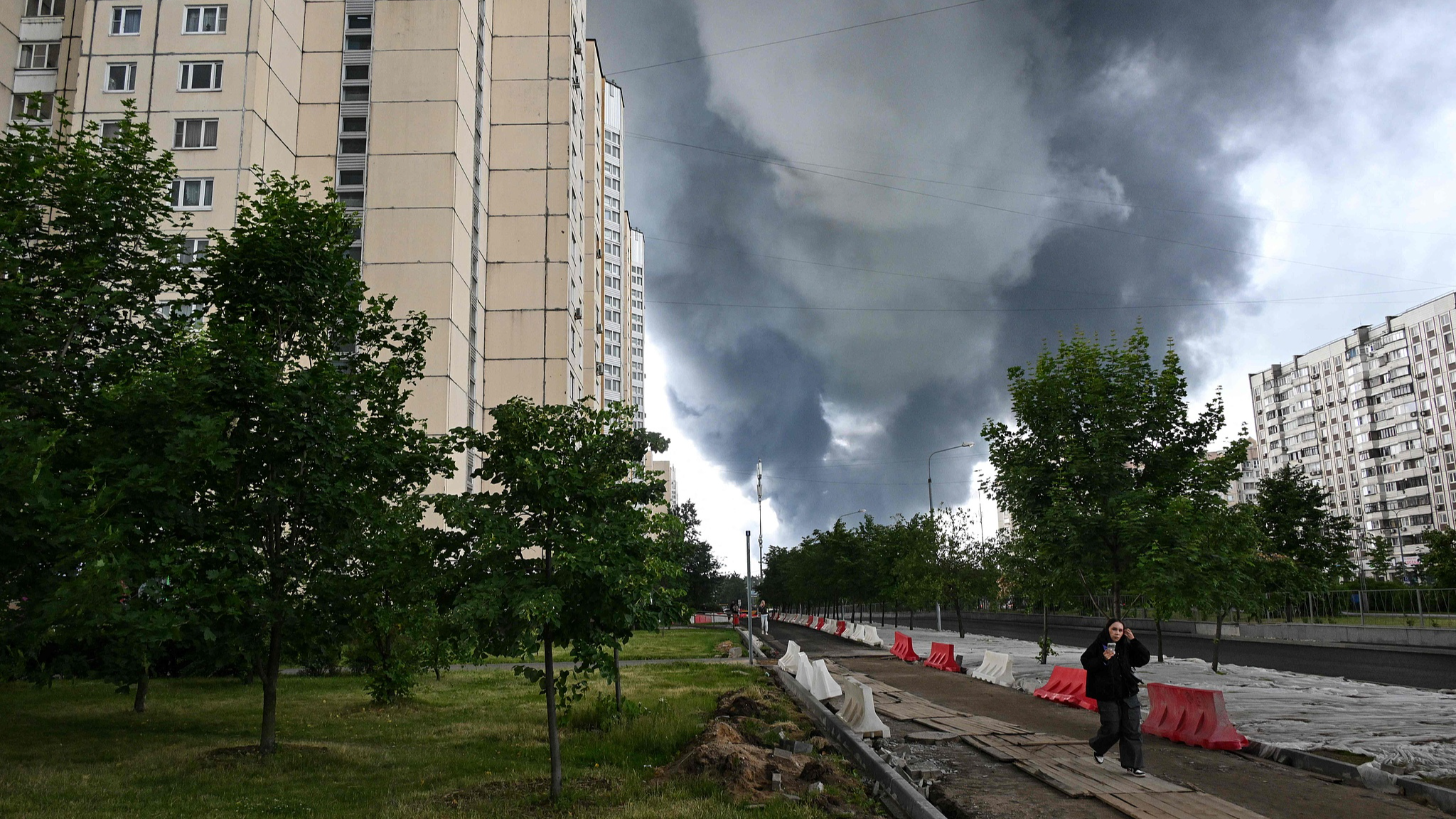 Ukraine hits Moscow in 'large-scale' attack, sparking evacuations