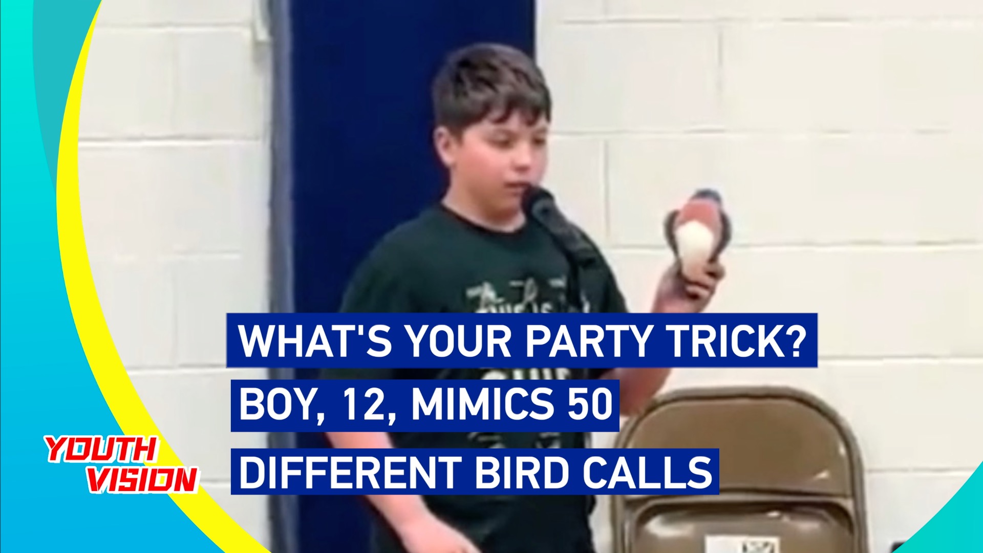 What's your party trick? Boy, 12, mimics 50 different bird calls