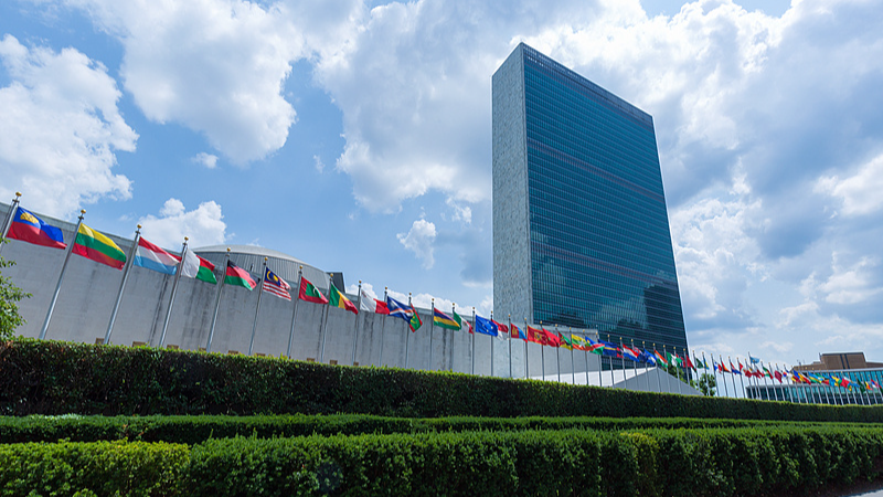 A file photo of the headquarters of the United Nations in New York, United States. /VCG