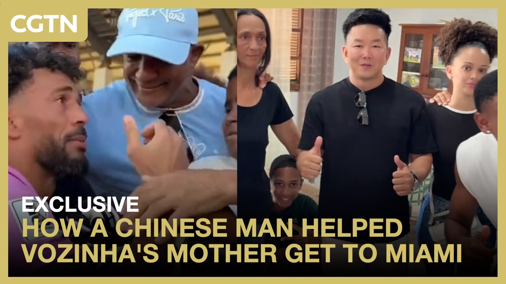 Exclusive: How a Chinese man helped Vozinha's mother get to Miami