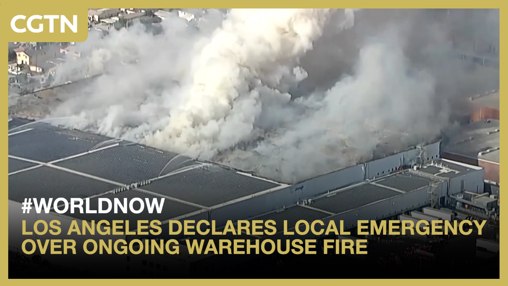 Los Angeles declares local emergency over ongoing warehouse fire