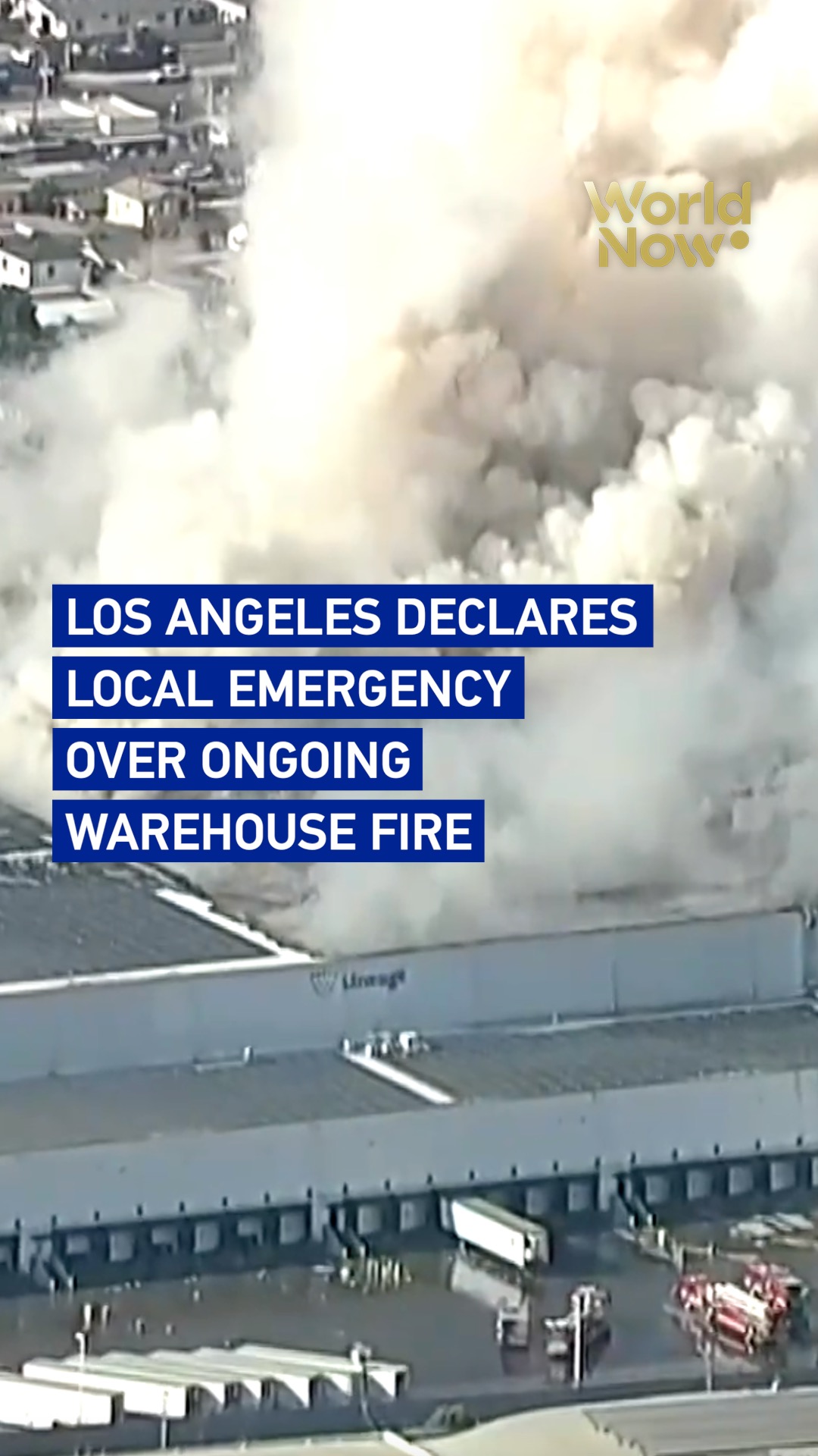 Los Angeles declares local emergency over ongoing warehouse fire