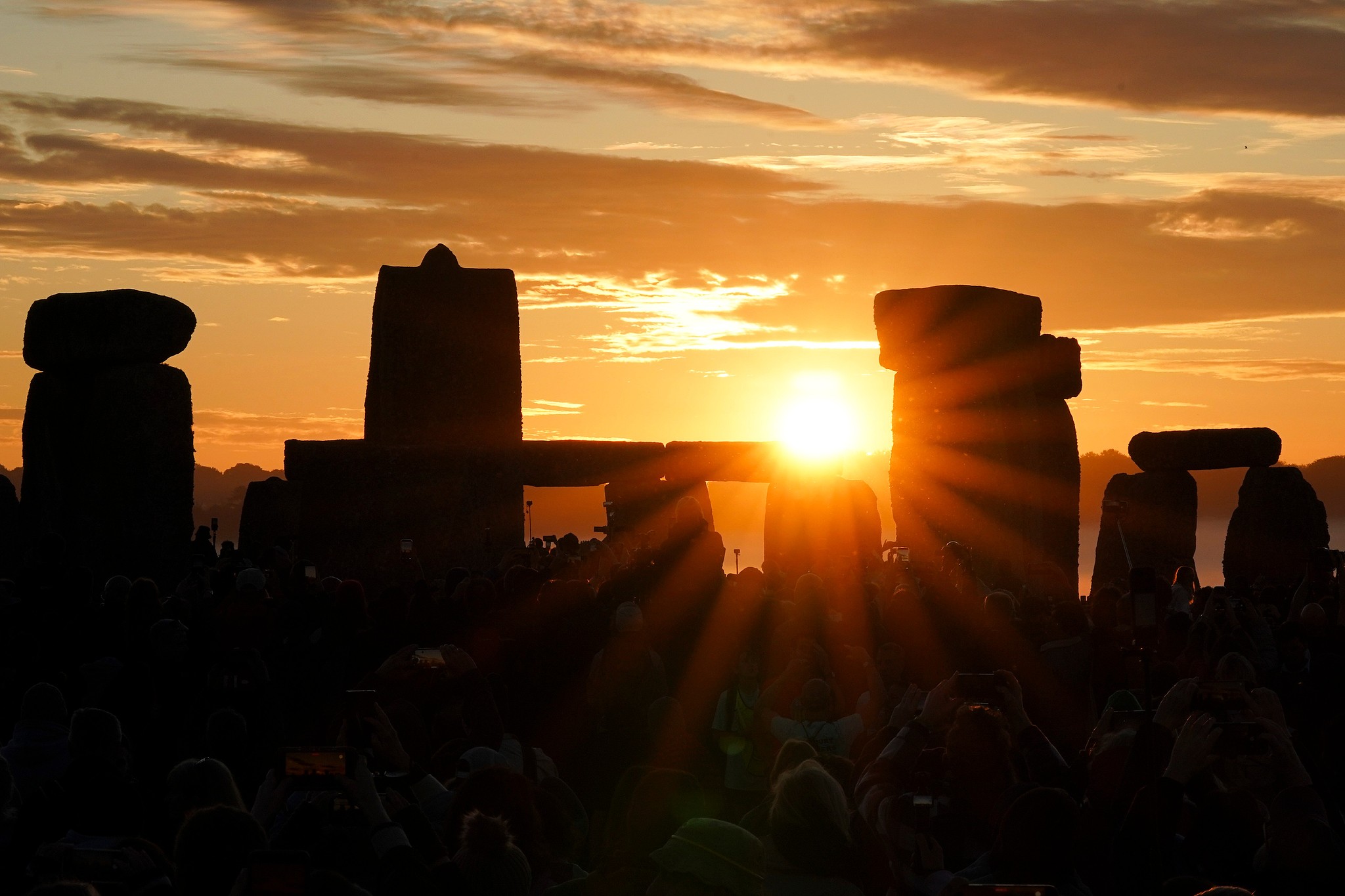 The ancient stone circle Stonehenge near Salisbury, the UK, June 21, 2026. /VCG
