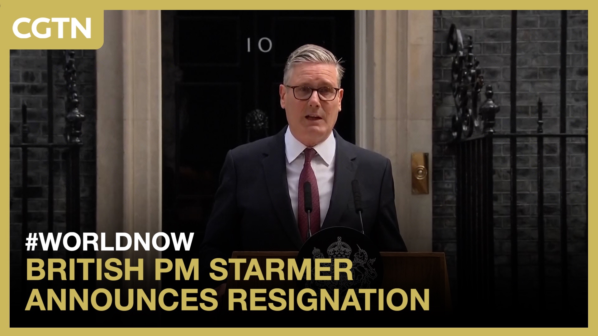 British PM Starmer announces resignation