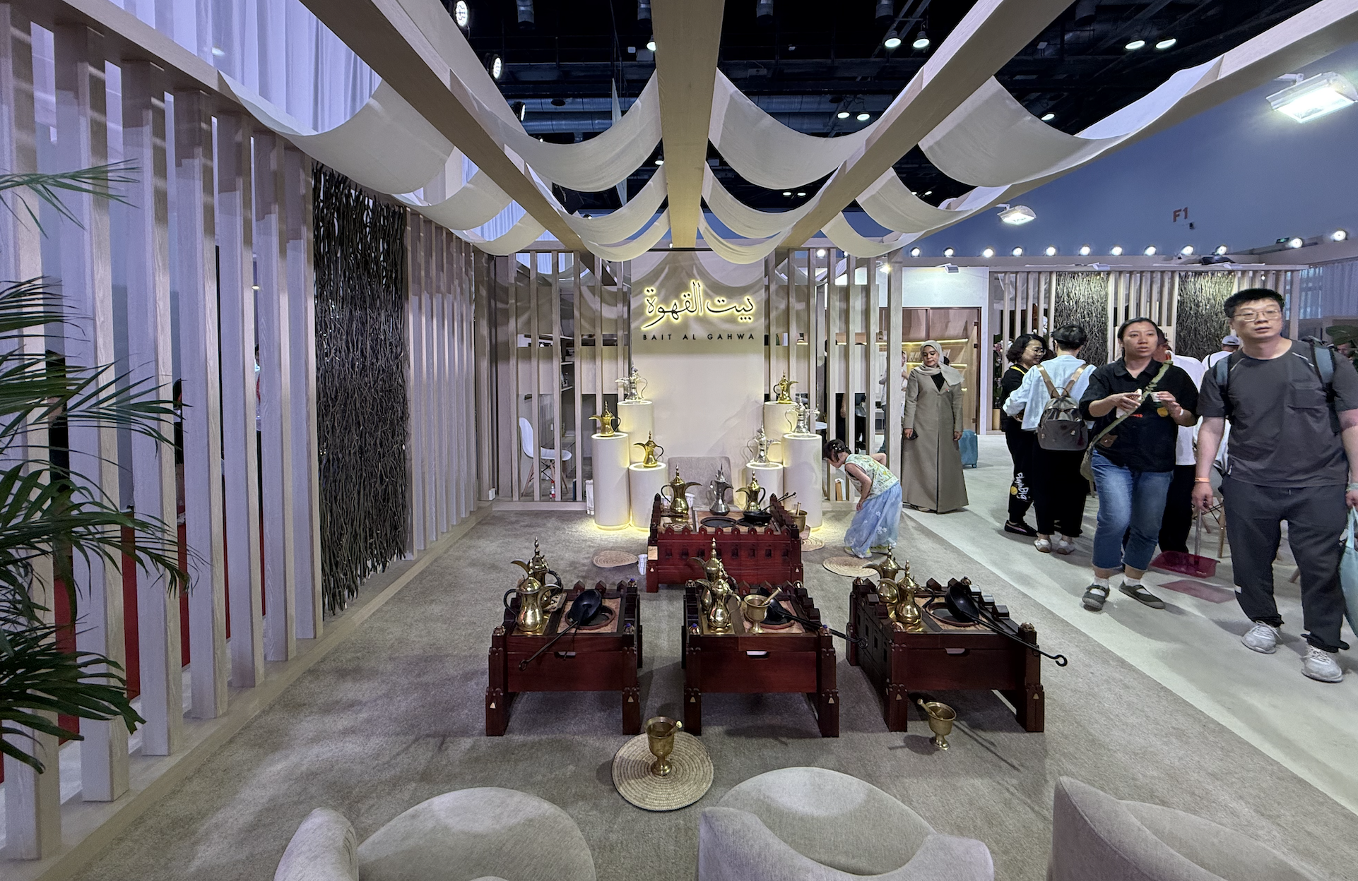 The pavilion of the United Arab Emirates, this year's Country of Honor, at the 32nd Beijing International Book Fair at China National Convention Center, June 17 to 21, 2026. /Zaruhi Poghosyan