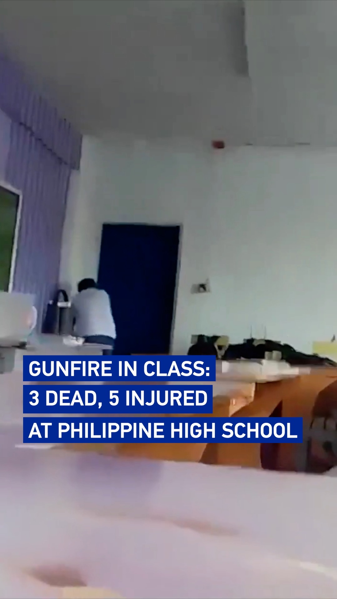 Gunfire in class: 3 dead, 5 injured at Philippine high school