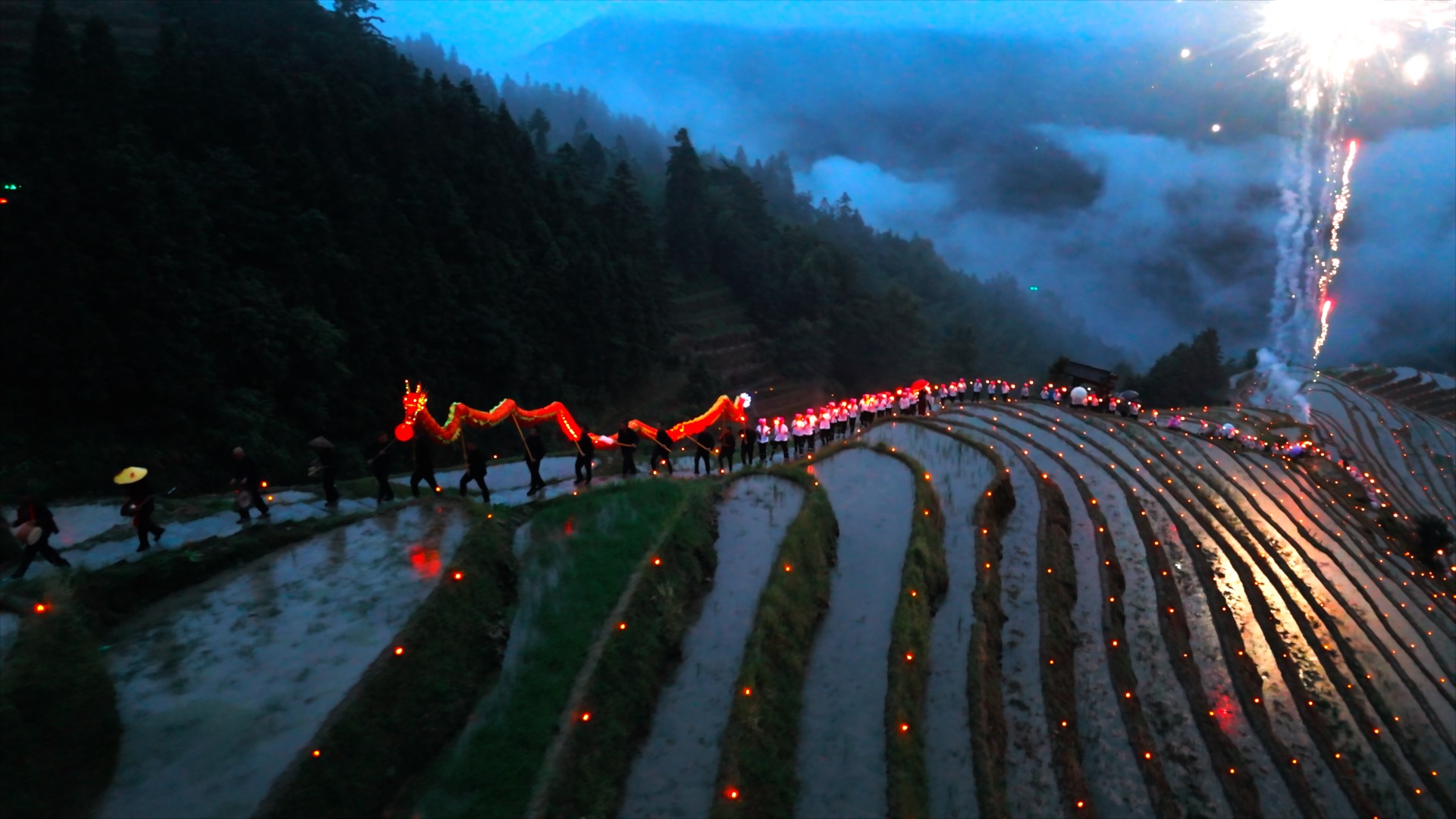 Torchlight on the terraces: A thousand-year tradition in Longsheng