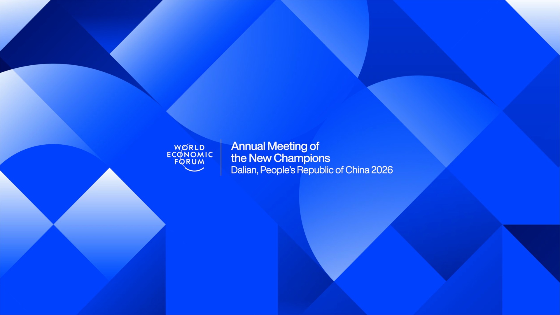 A poster of the 2026 Summer Davos. /World Economic Forum