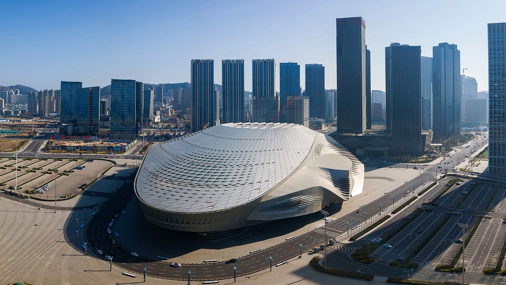 A file photo of the Dalian International Conference Center, venue for the 2026 Summer Davos, in Dalian City, Liaoning Province, northeast China. /World Economic Forum