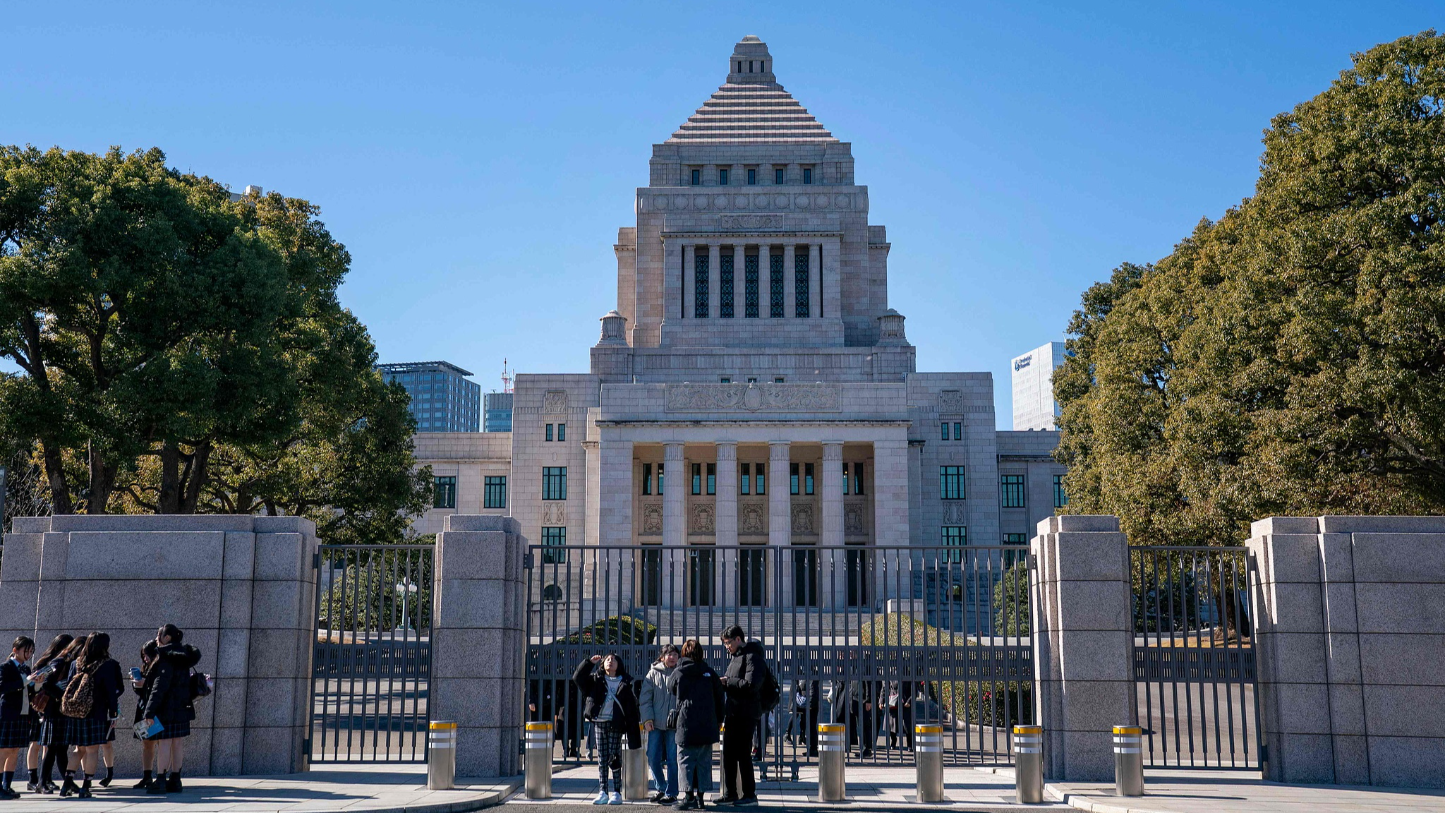A file photo of Japan's National Diet Building in Tokyo. / VCG