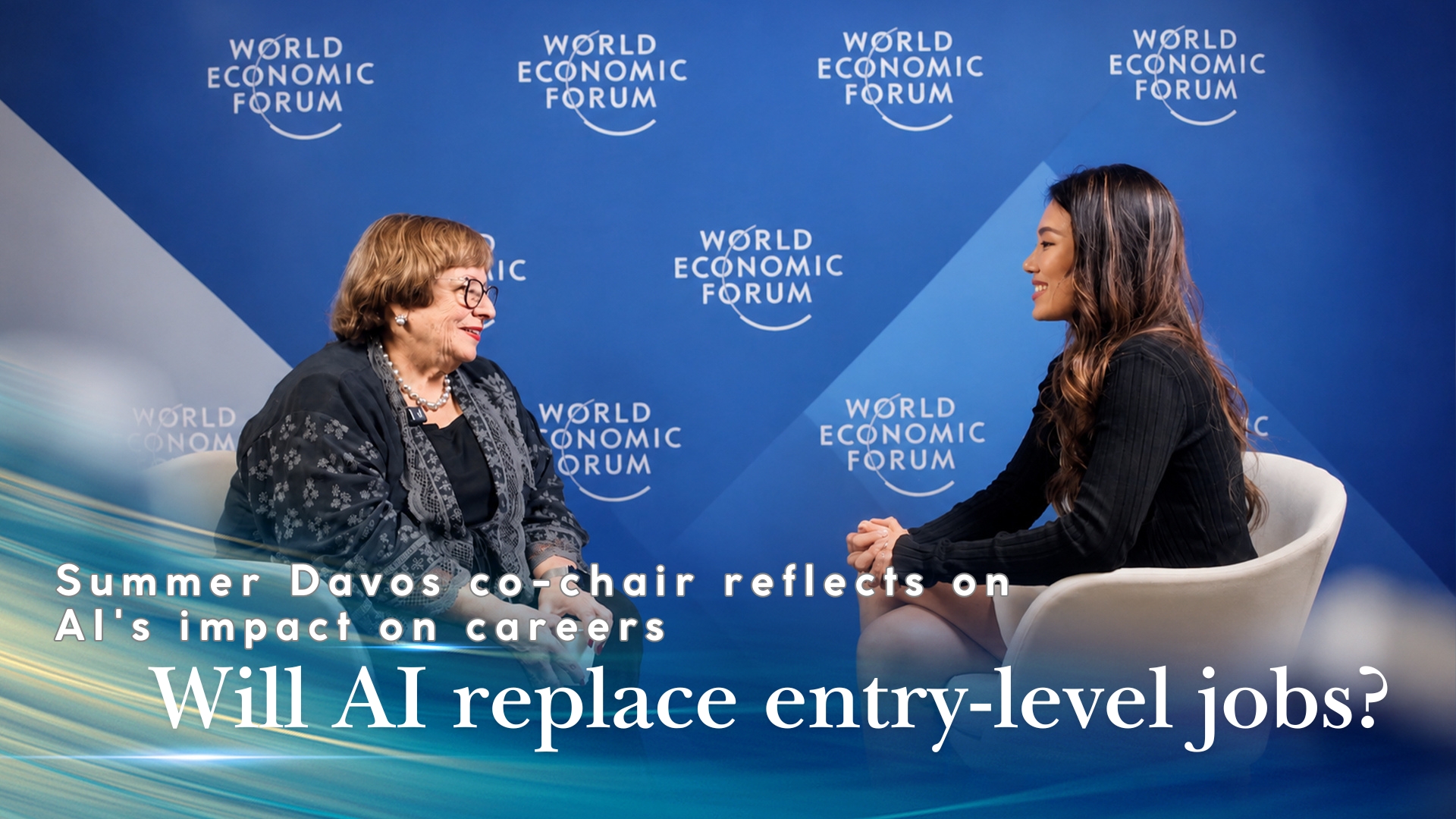 Summer Davos co-chair: Will AI replace entry-level jobs?