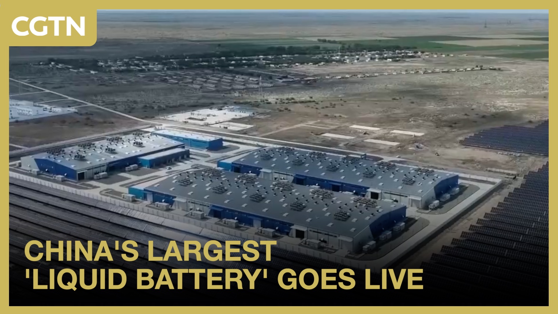 China's largest 'liquid battery' goes live