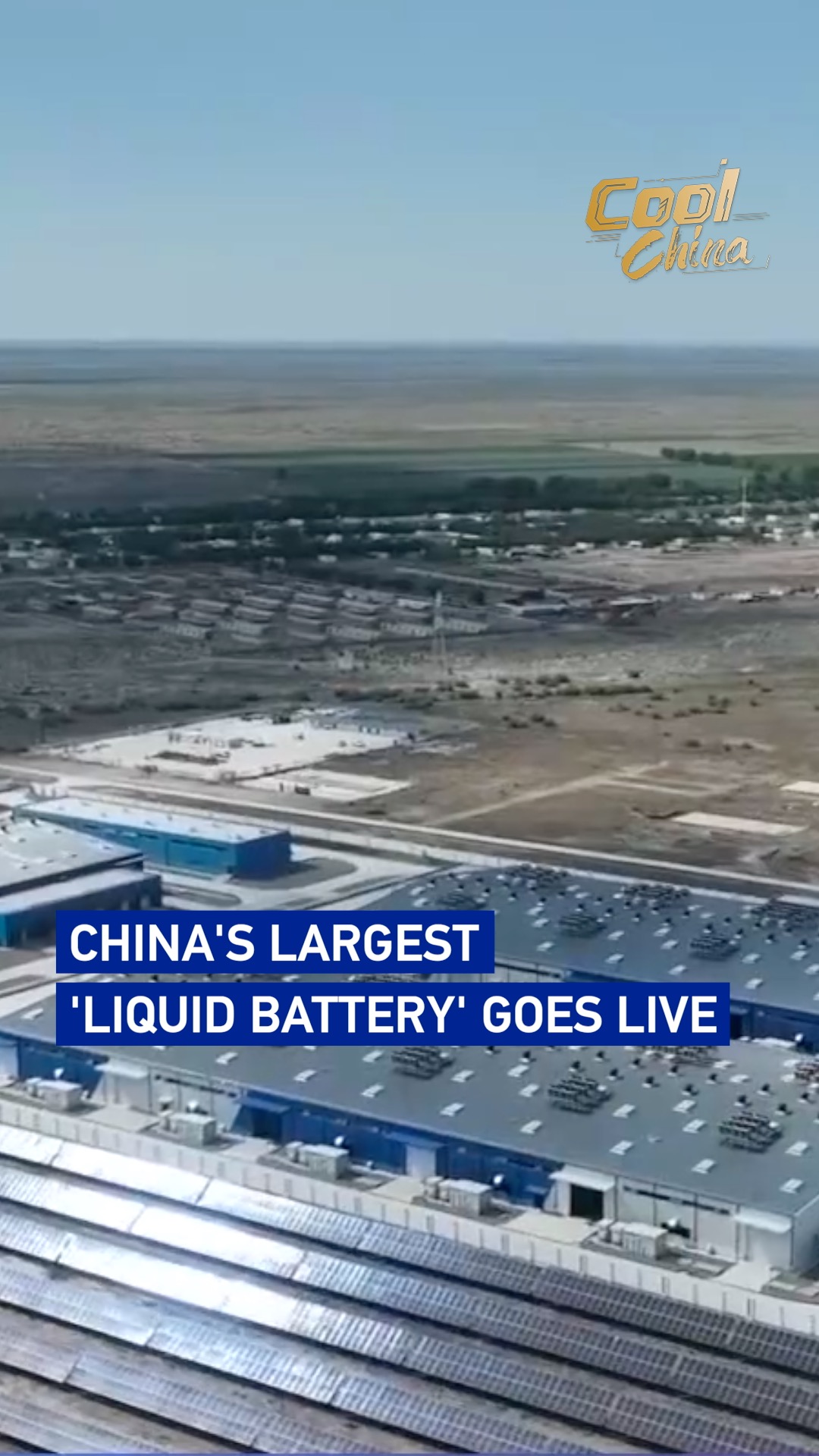 China's largest 'liquid battery' goes live
