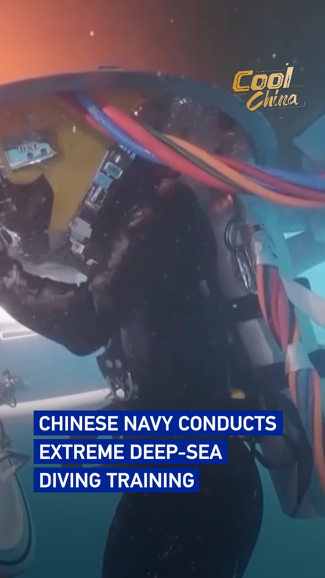 Chinese navy conducts extreme deep-sea diving training