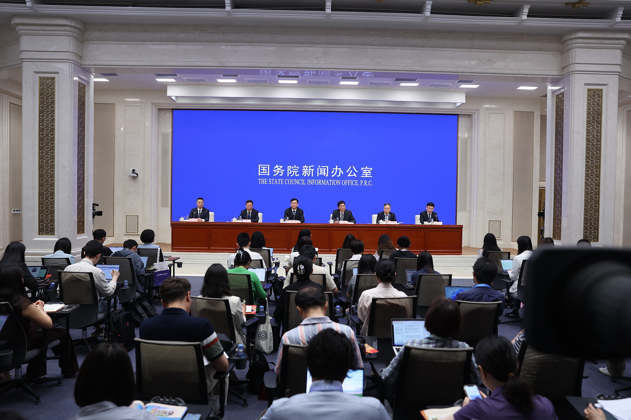 The State Council Information Office (SCIO) holds press conference on the Ethnic Unity and Progress Promotion Law and China's work on ethnic affairs, June 24, 2026. /CFP 