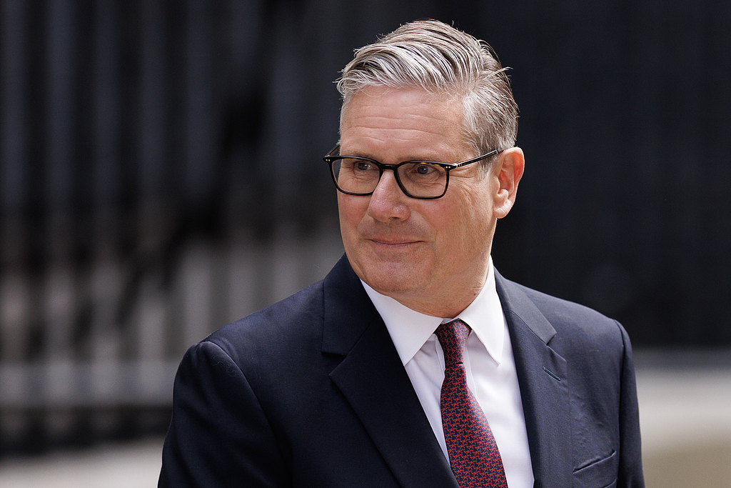 UK Prime Minister Keir Starmer announces his resignation as UK prime minister and leader of the Labour Party, in Downing Street, London, United Kingdom, June 22, 2026. /VCG