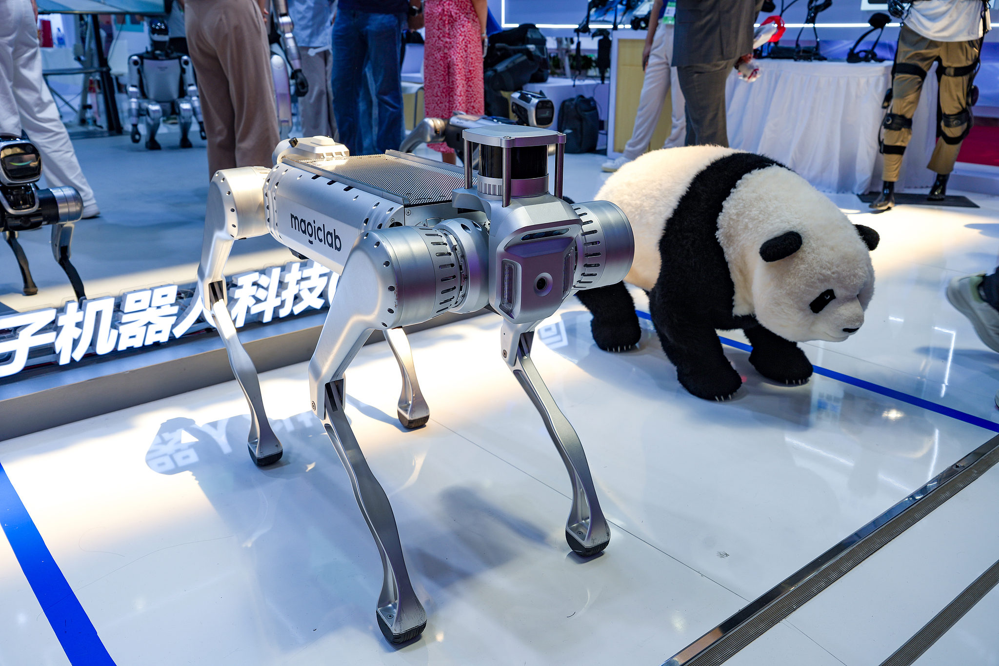 The panda robot was showcased at the 4th CISCE in Beijing, Jun 22, 2026. /VCG