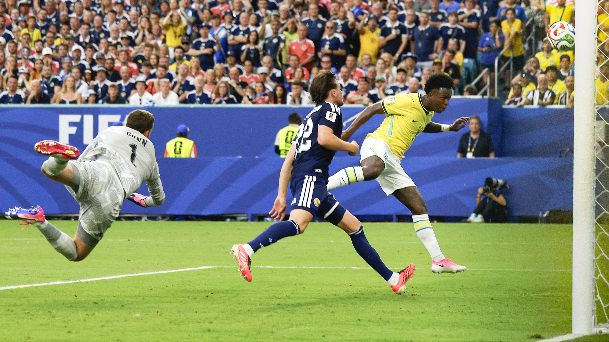 Brazil brushes aside Scotland as Vinicius shines and Neymar returns