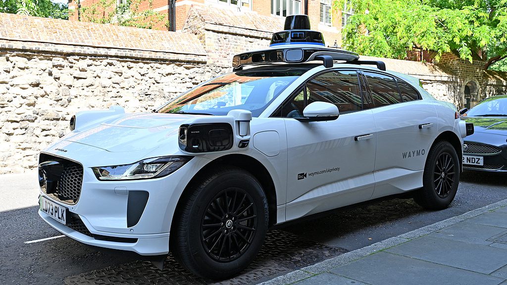A Waymo self-driving all-electric car in Westminster, London, England, June 22, 2026. /VCG