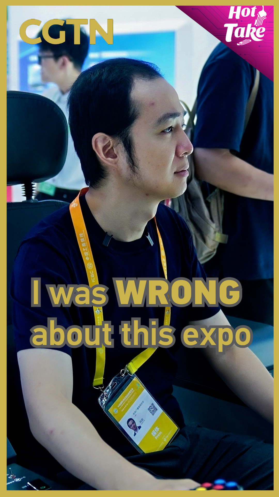 I went to a supply chain expo. I did not expect this