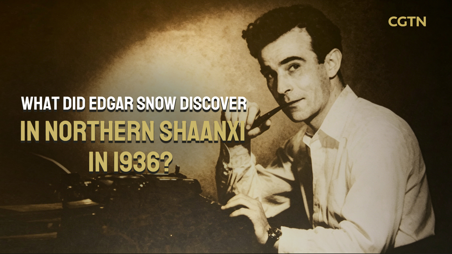 What did Edgar Snow discover in northern Shaanxi in 1936?