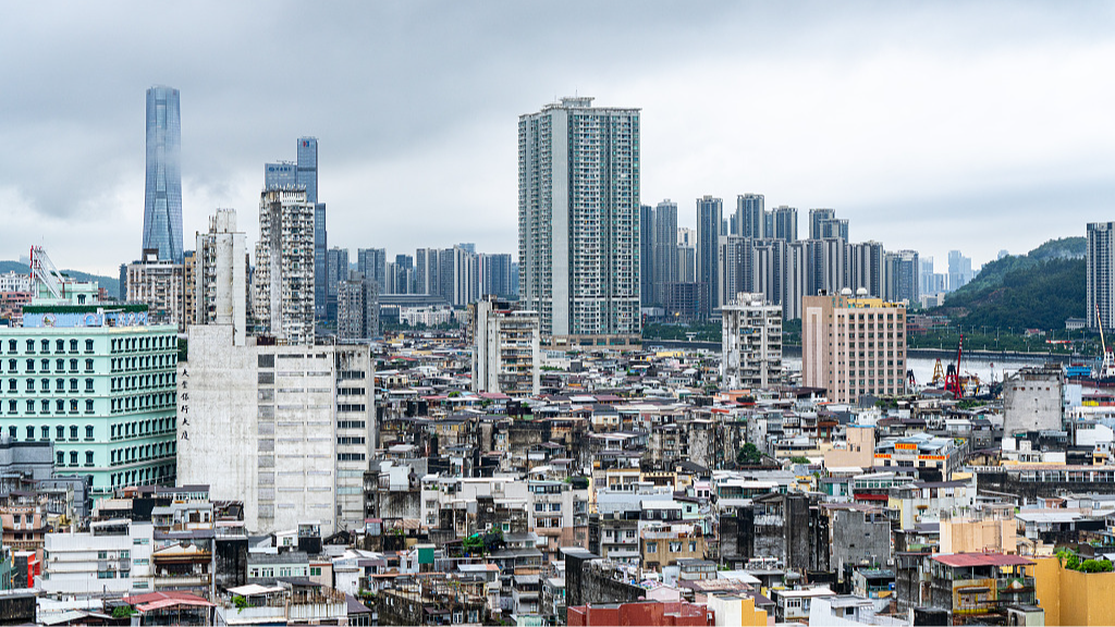 A bird's-eye view of Macao Special Administrative Region, China, June 19, 2026. /VCG