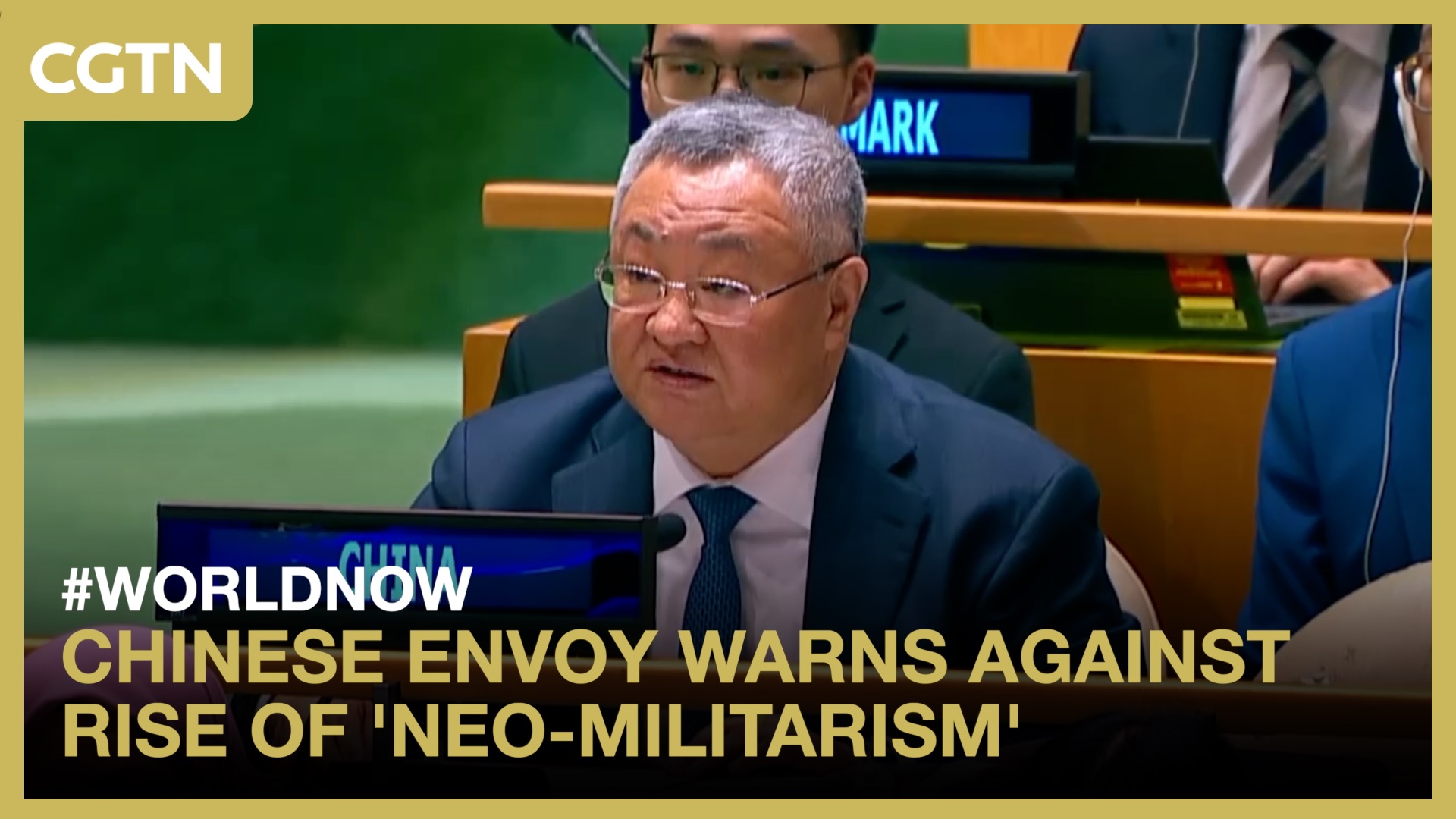 Chinese envoy warns against rise of 'neo-militarism'