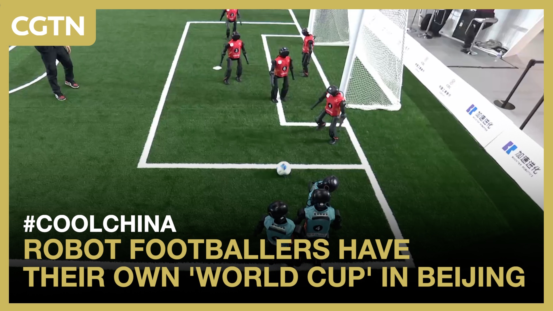 Robot footballers have their own 'World Cup' in Beijing