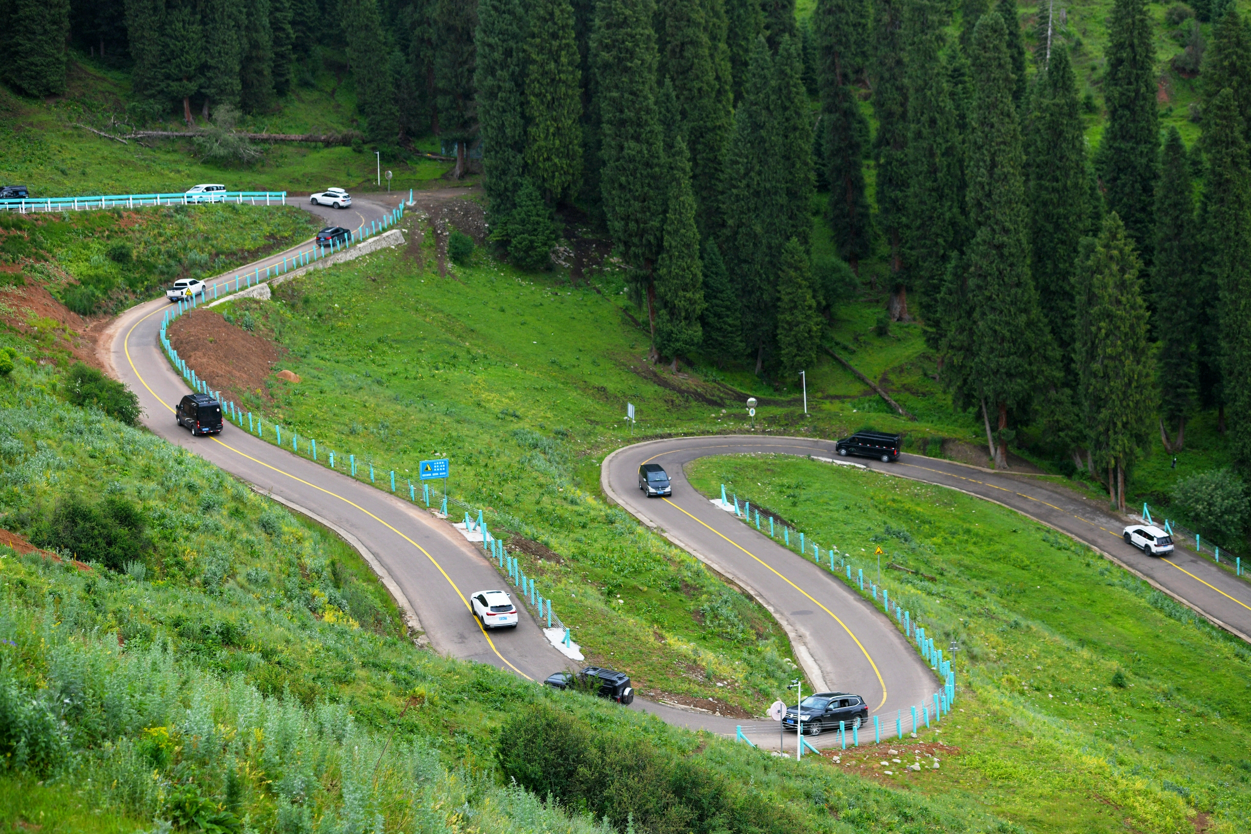 Summer scenery is seen in Kuerdening Scenic Area of Ili, northwest China's Xinjiang. /IC