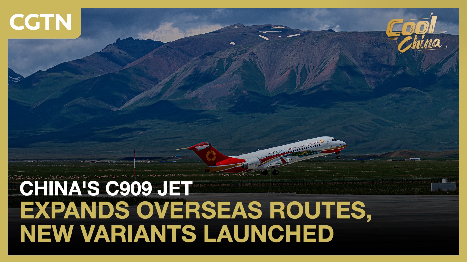 China's C909 jet expands overseas routes, new variants launched