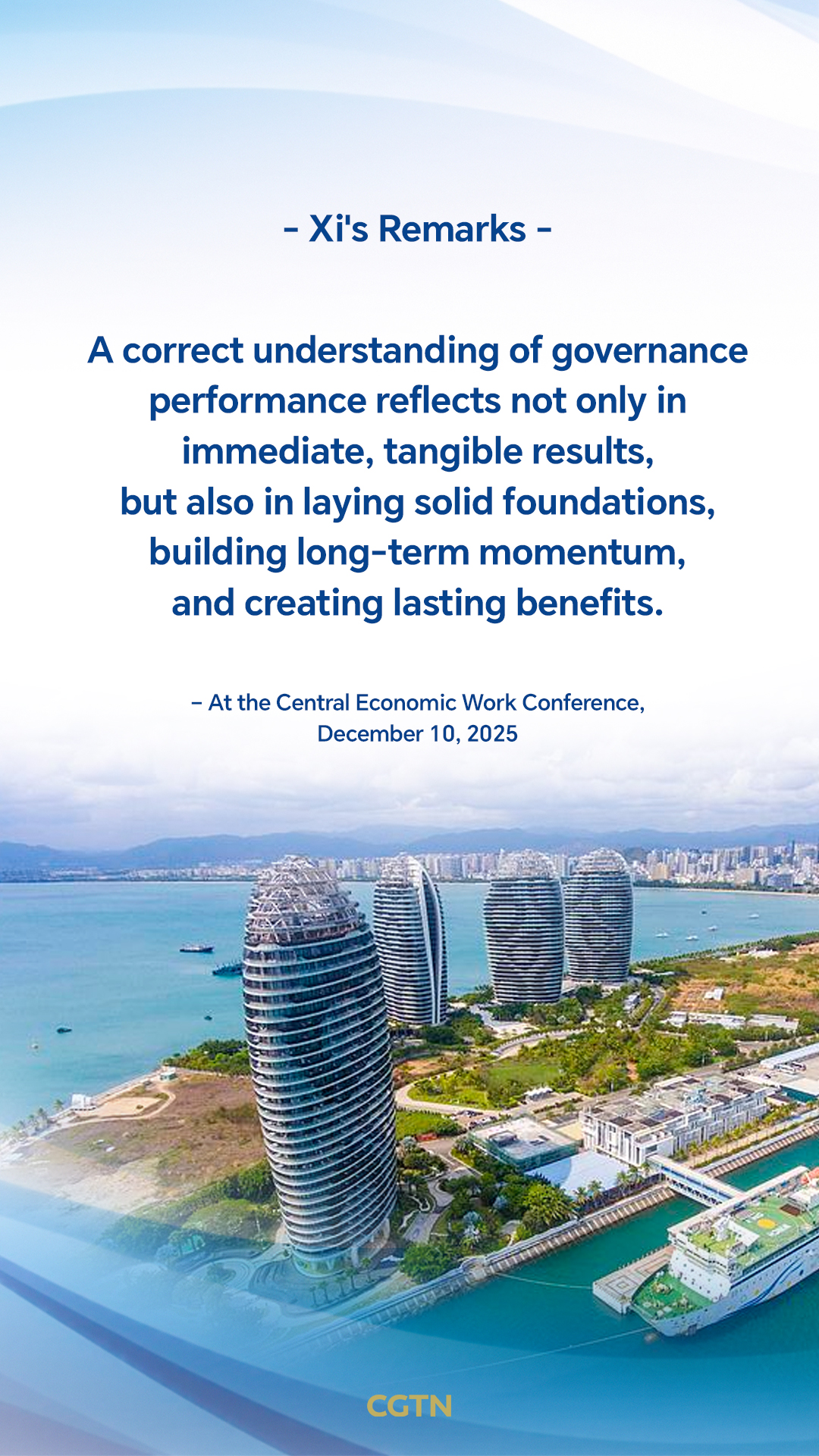 Xi Jinping's key remarks on gauging the CPC's governance performance