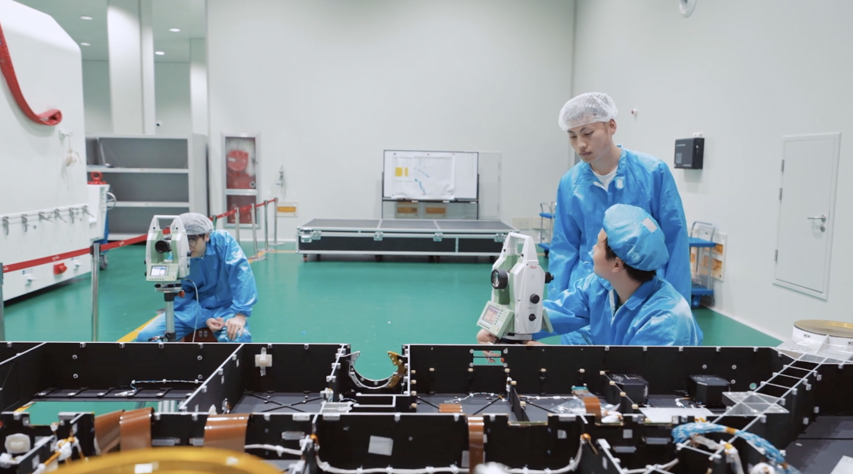Three assembly lines can now produce 300 satellites every year. /Innovation Academy for Microsatellites of the Chinese Academy of Sciences