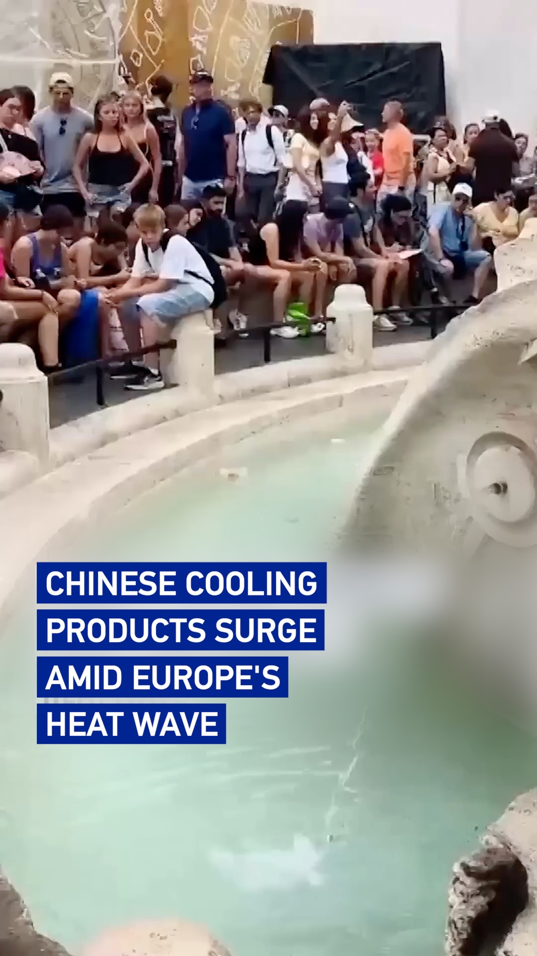 Chinese cooling products surge amid Europe's heat wave