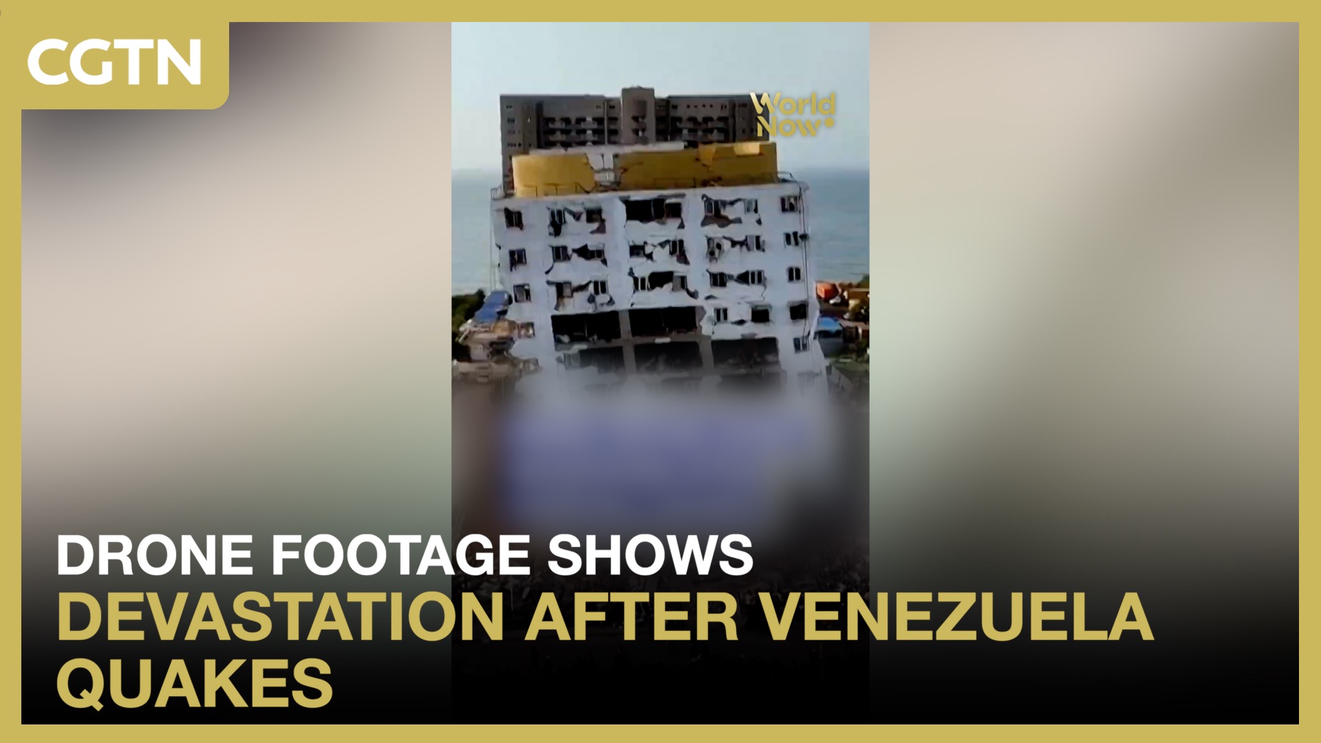 Drone footage shows devastation after Venezuela quakes