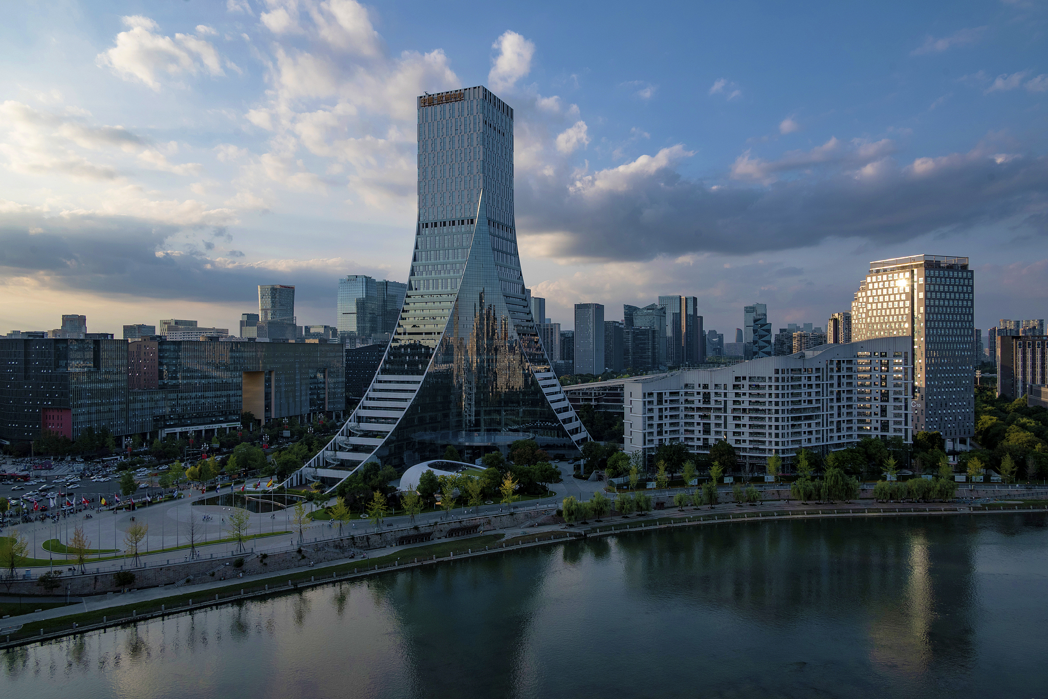 A view of the Centre for China-Europe Cooperation, a comprehensive international cooperation platform in Chengdu, Sichuan Province, China, September 24, 2025. /VCG