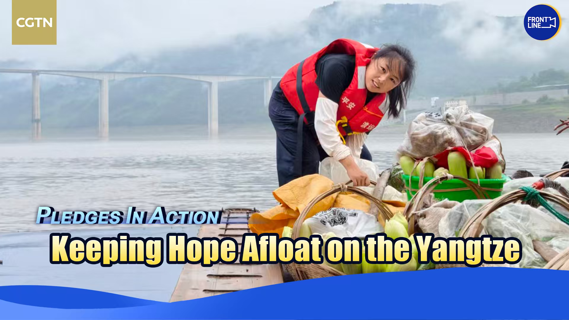 Ferrywoman along the Yangtze turns boat into a floating lifeline