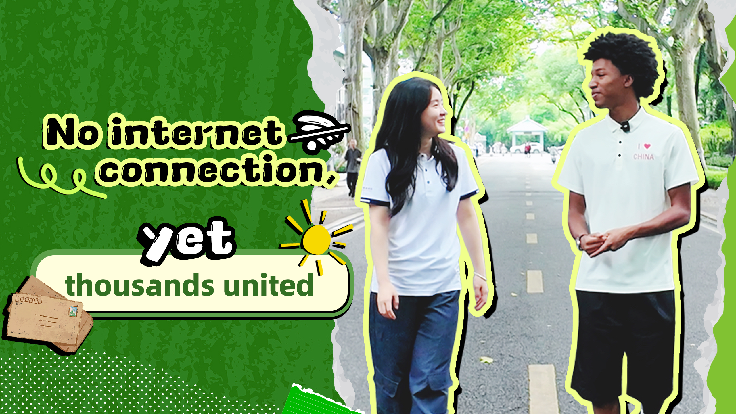 No internet connection, yet thousands united