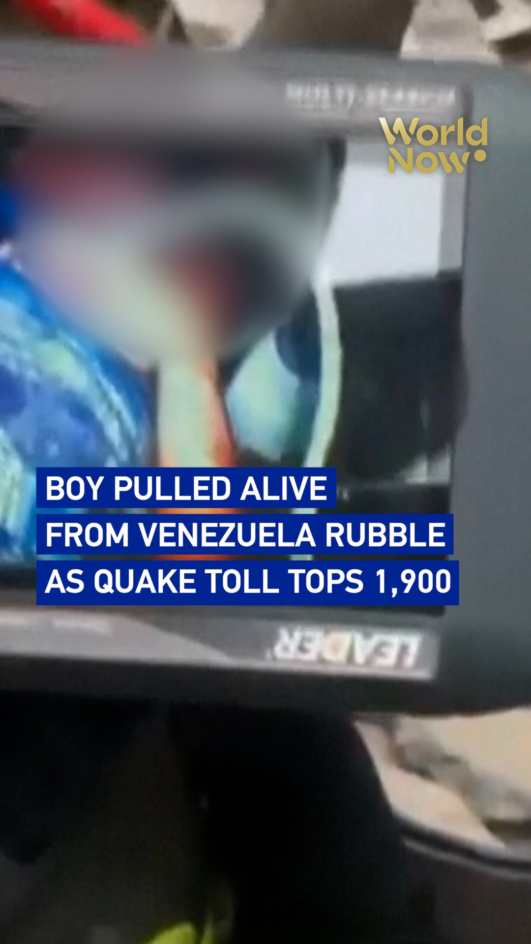 Boy pulled alive from Venezuela rubble as quake toll tops 1,900