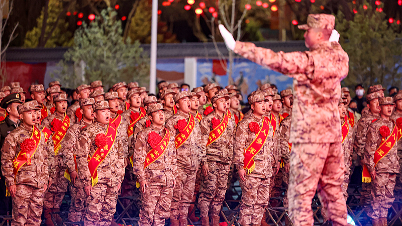 New recruits sing 